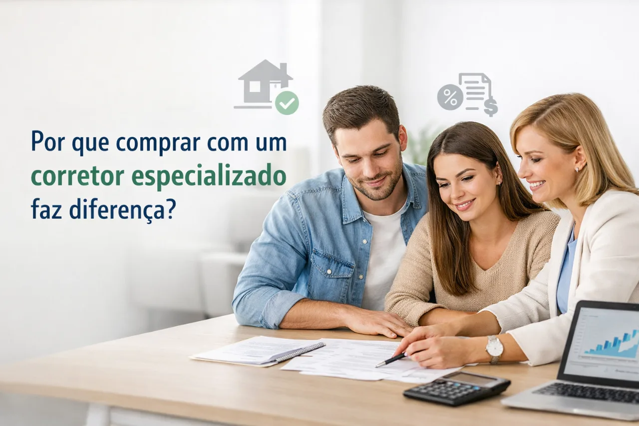 Capa do post A Importância de Comprar com um Corretor Especializado